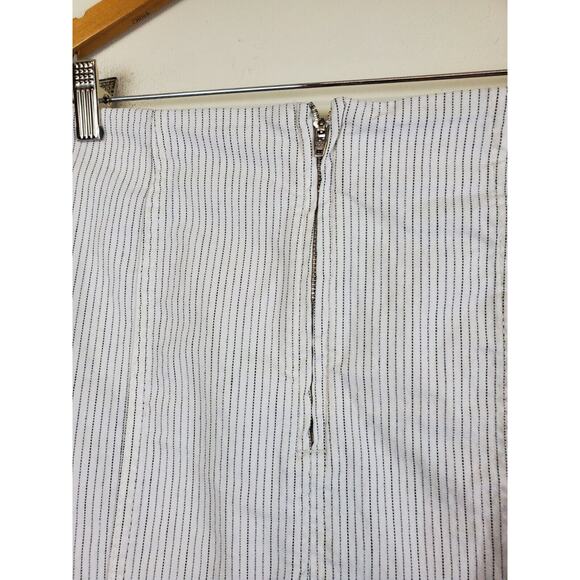 Free People 6 Modern Femme Denim Skirt Mini Stretch Stripes Boho REVOLVE Small - Picture 6 of 12